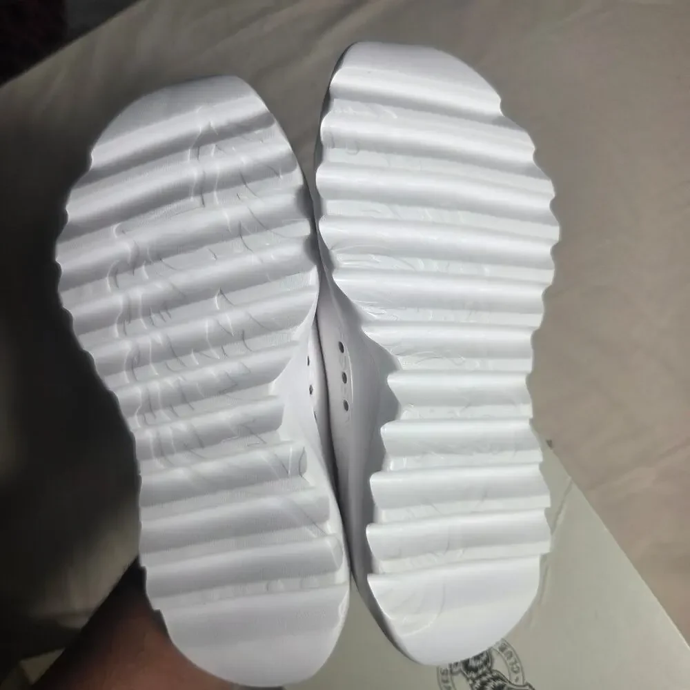 Darc Sport Hanzo V2 Foam Clog Shoes Bone White Mens 7 Womens 8.5 Gym Slides NIB